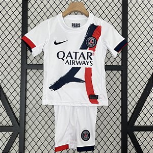 Novo Kit Infantil PSG 2 Camisa e Short  2024 / 2025