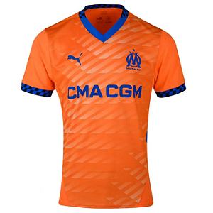 Nova Camisa Olympique de Marseille 3 Torcedor Masculina 2024 / 2025