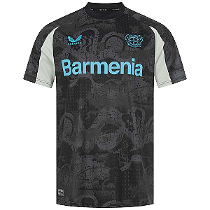 Nova Camisa Bayer Leverkusen 3 Torcedor Masculina 2024 / 2025