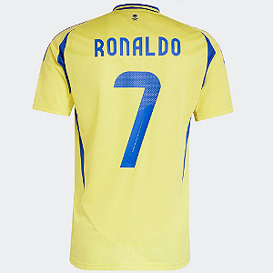 Nova Camisa Al-Nassr Ronaldo 7 Torcedor Masculina 2024 / 2025 - CRISTIANO RONALDO CR7