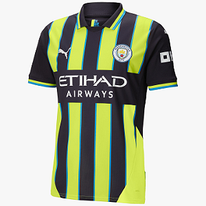 Nova Camisa Manchester City 2 Torcedor Masculina 2024 / 2025