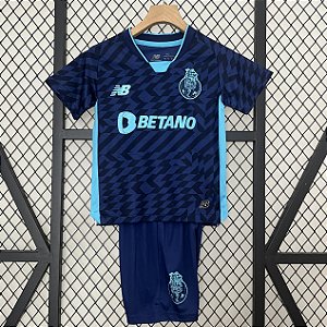 Novo Kit Infantil Porto 3 Camisa e Short  2024 / 2025