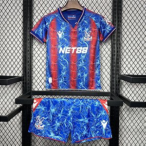 Novo Kit Infantil Crystal Palace 1 Camisa e Short  2024 / 2025