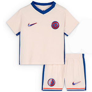 Novo Kit Infantil Chelsea 2 Camisa e Short  2024 / 2025