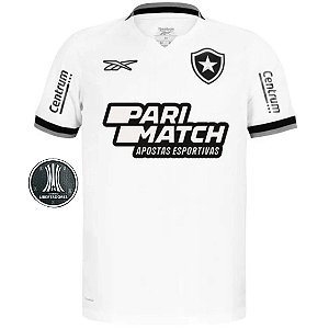 Nova Camisa Botafogo 3 Com Patch Libertadores E Todos Patrocinios Torcedor Masculina 2024 / 2025