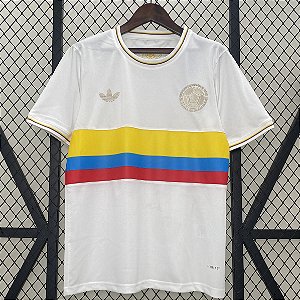 Nova Camisa Colômbia 100 Anos Torcedor Masculina 2024 / 2025