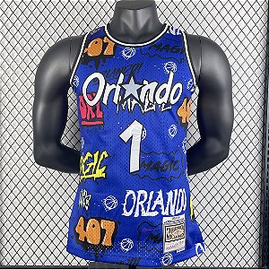 Regata Basquete NBA Orlando Magic Hardaway 1 Edição Especial Jogador Silk