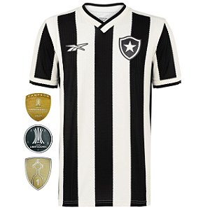 Nova Camisa Botafogo 1 Patch Libertadores Torcedor Masculina 2024 / 2025