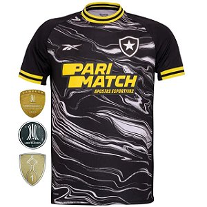 Nova Camisa Botafogo 4 Patch Libertadores Torcedor Masculina 2024 / 2025