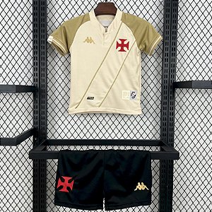 Novo Kit Infantil Vasco 3 Camisa e Short  2024 / 2025