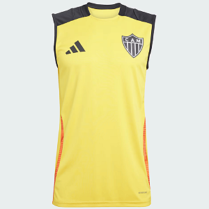 Nova Regata Atlético-MG Treino Amarela Torcedor Masculina 2025 / 2026