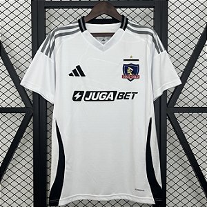 Nova Camisa Colo Colo 1 Branca Torcedor Masculina 2025 / 2026