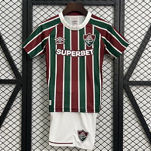 Novo Kit Infantil Fluminense 1 Camisa e Short 2025 / 2026