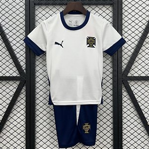 Novo Kit Infantil Portugal Treino Camisa e Short 2025 / 2026