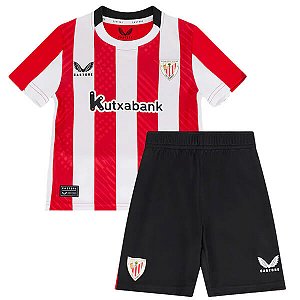 Kit Infantil Athletic Bilbao 1 Camisa e Short  2024 / 2025