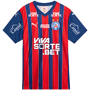 Nova Camisa Bahia 2 Com Todos Patrocínios Torcedor Masculina 2025 / 2026