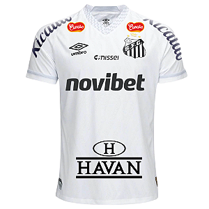 Nova Camisa Santos 1 Com Todos Patrocínios Torcedor Masculina 2025 / 2026