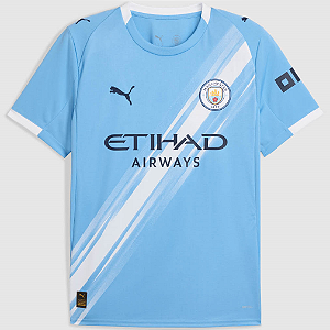 Nova Camisa Manchester City 1 Torcedor Masculina 2025 / 2026