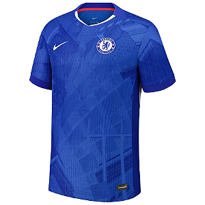 Nova Camisa Chelsea 1 Azul Torcedor Masculina 2025 / 2026