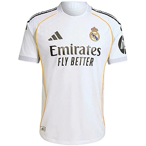 Nova Camisa Real Madrid 1 Torcedor Masculina 2025 / 2026