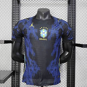 Nova Camisa Edição Jogador Brasil 2 Azul 2026 / 2026 - COPA DO MUNDO