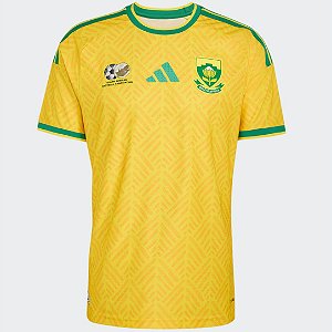 Nova Camisa África do Sul 1 Torcedor Masculina 2026 - COPA DO MUNDO