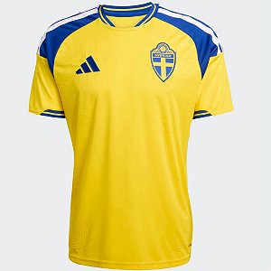 Nova Camisa Suécia 1 Torcedor Masculina 2026 - COPA DO MUNDO