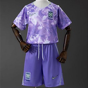 Novo Kit Infantil Coreia do Sul 2 Camisa e Short 2026 - COPA DO MUNDO