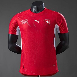 Nova Camisa Edição Jogador Suíça 1 2026 - COPA DO MUNDO