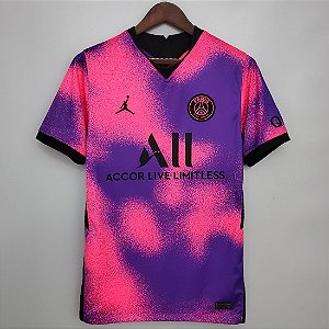 Camisa PSG 4 Jordan Torcedor Masculina 2021