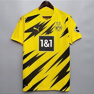 Camisa Borussia Dortmund 1 Torcedor Masculina 2021