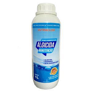 Algicida Manutenção Para Piscina 1 Litro Ultraclor