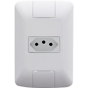 Tomada Simples 10A Horizontal Modular 4x2 Linha Aria - Tramontina