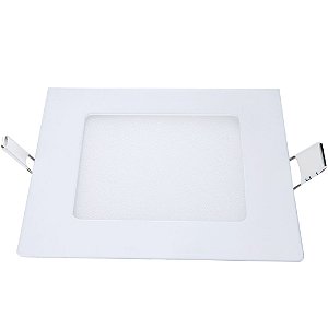 Luminária Plafon Led Quadrado Embutir Luz Amarela(3000K) de 6W até 30W - Avant