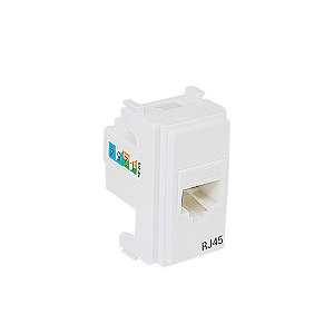 Modulo Cat6 Tomada Rede Rj-45 Embutir Branco I9 Ilumi