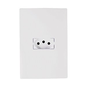 Tomada 1 Simples Horizontal 20A Conjunto 4x2 Branca I9 Ilumi