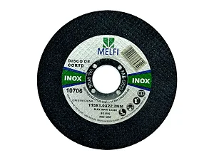 Disco De Corte Inox 4.1/2 X 1,0mm Melfi Import Kit com 15
