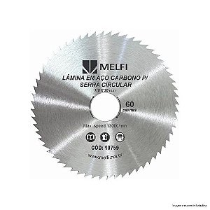 Serra Circular Widia 4.3/8 60 Dentes Melfi Import Kit 5