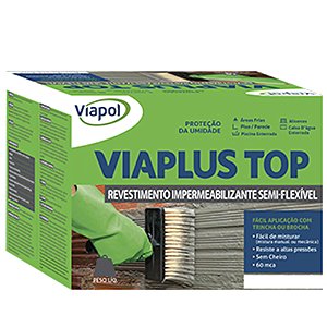 Impermeabilizante Para Piscinas e Caixas d'Água Viaplus 1000 4kg Viapol Bicomponente