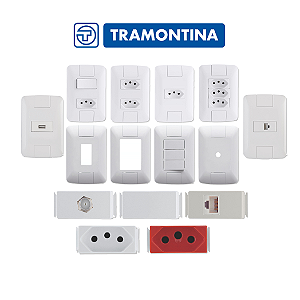 Linha Completa Tramontina Aria Interruptores, Tomadas e Módulos Monte o Seu Conjunto Escolha o Seu