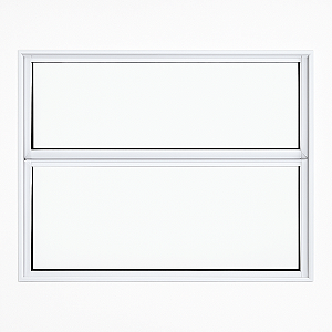 Janela Basculante para Banheiro Alumínio Branco 40x60 Vidro Boreal e 2 Módulos Quality