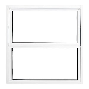 Basculante Alumínio Branco 40x40 Vidro Boreal Janela Pequena para Lavabo e Banheiro Quality