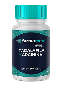 TADALAFILA 5MG + ARGININA 250MG - CÁPSULAS