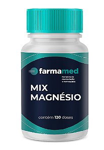 MIX DE MAGNÉSIO - DOSES - DIMALATO, TREONATO, QUELADO, BISGLICINATO, GLICINA