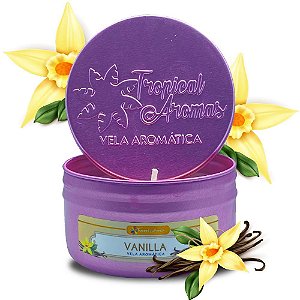 Vela Perfumada Vanilla - Tropical Aromas