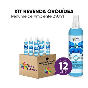 Kit Revenda Perfume de Ambiente Orquídea 240 ml