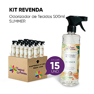 Odorizador de Tecidos KIT REVENDA SUMMER 15 UNIDADES