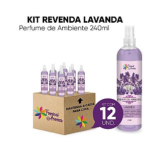 Kit Revenda Perfume de Ambiente Lavanda 240 ml
