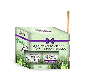 Kit Refil Difusor e Sabonete Líquido Bambu 250ml