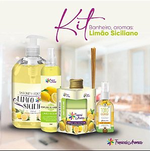 Kit Banheiro Limão Siciliano
